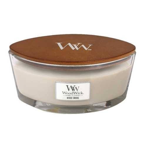 Ароматична свічка з ароматом кедра і тліючого вугілля Woodwick Ellipse Wood Smoke 453 г Ароматична свічка з ароматом кедра і тліючого вугілля Woodwick Ellipse Wood Smoke 453 г